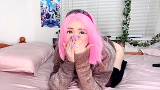 Sakura Haruno Aka Blue Blushing Quietly Farts